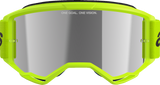 Vision 3 Goggle - Wordmark - Yellow Fluo - Silver Mirror Lens