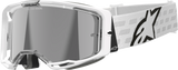 Vision 8 Goggle - Corp - White - Silver Mirror Lens