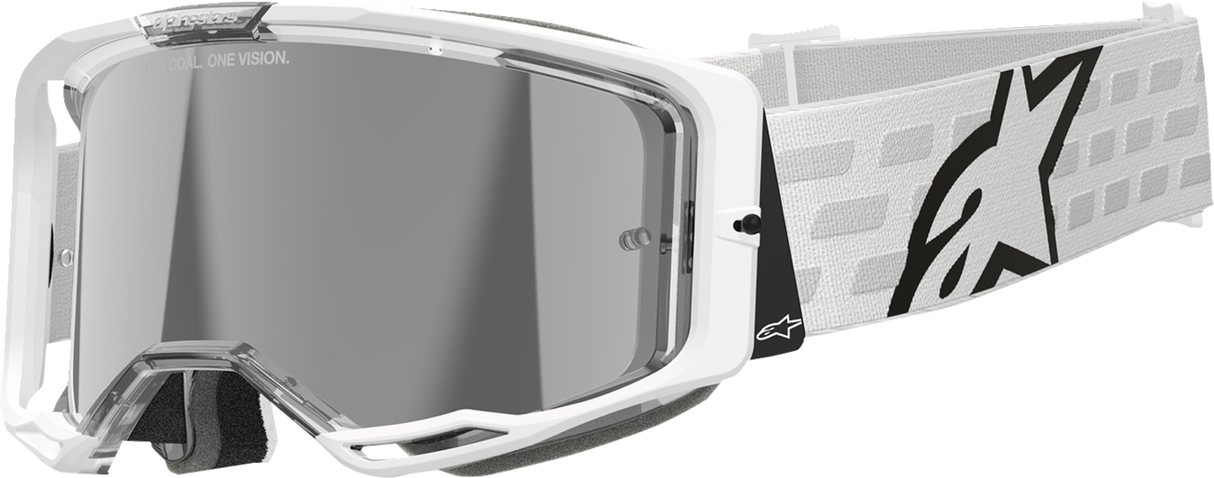 Vision 8 Goggle - Corp - White - Silver Mirror Lens