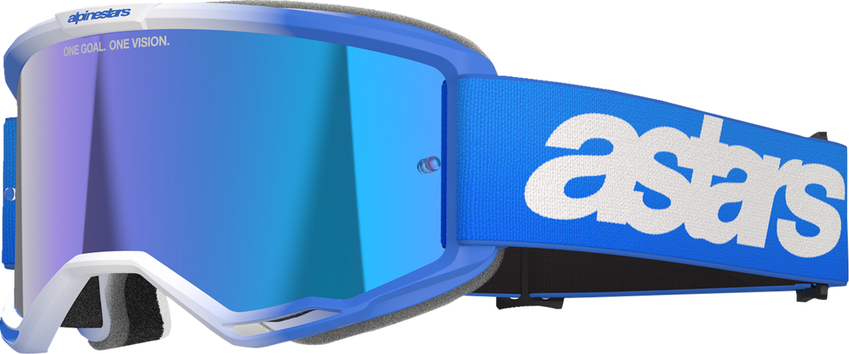 Vision 5 Goggle - Blaze - Blue - Blue Mirror Lens