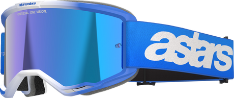 Vision 5 Goggle - Blaze - Blue - Blue Mirror Lens