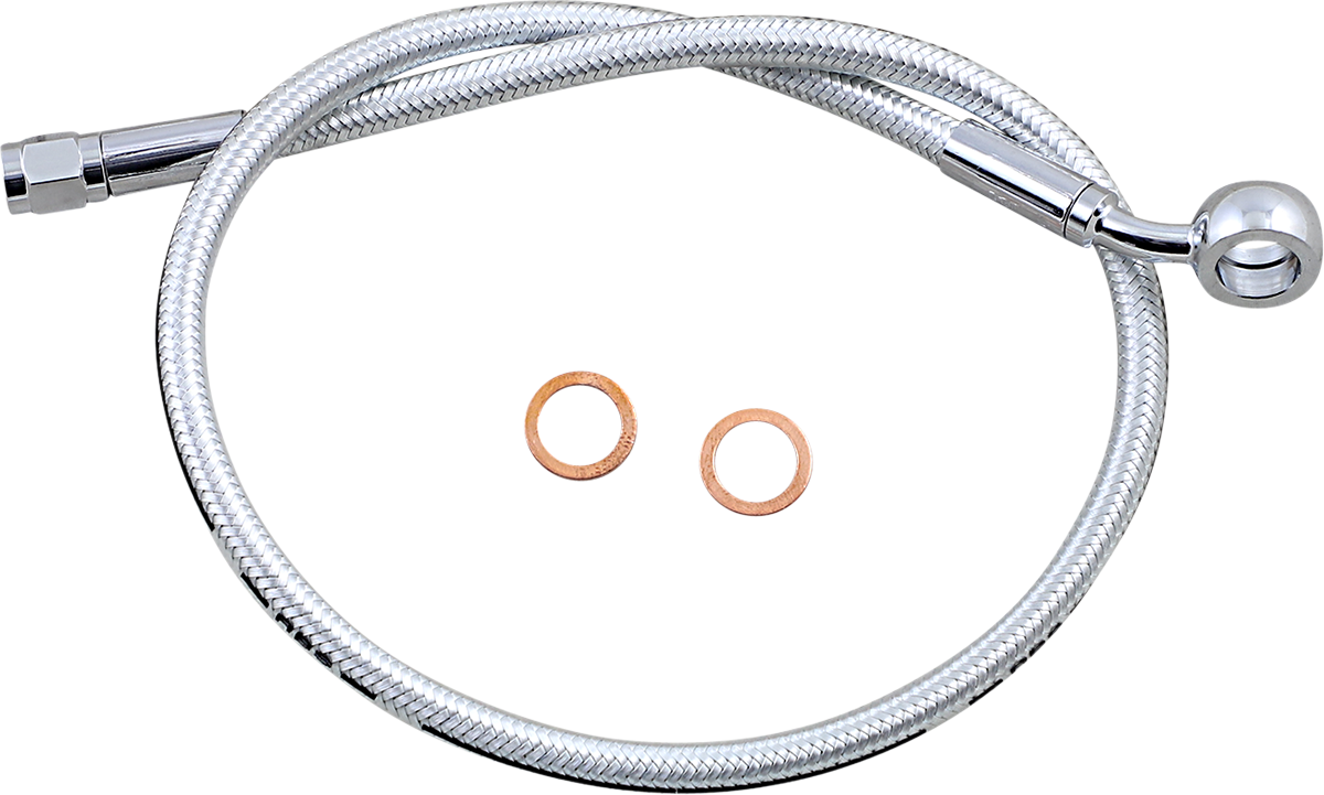 Brake Line - 12mm-35° - 24\" - Sterling Chromite II