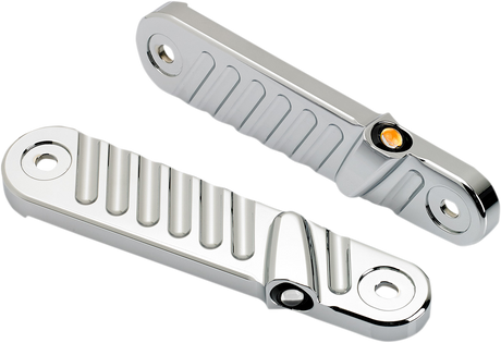 Streamliner Turn Signals - Finned - Chrome 2014 - 2020