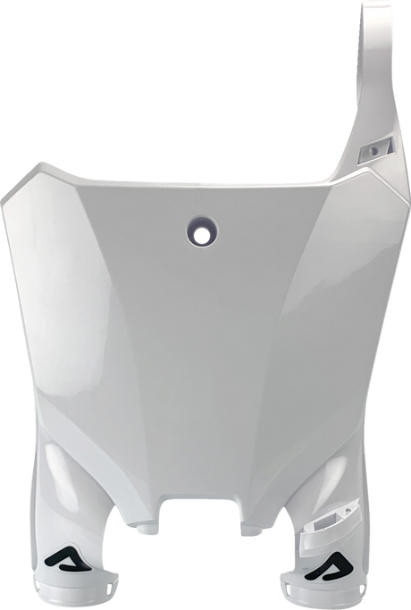 Raptor Number Plate - White