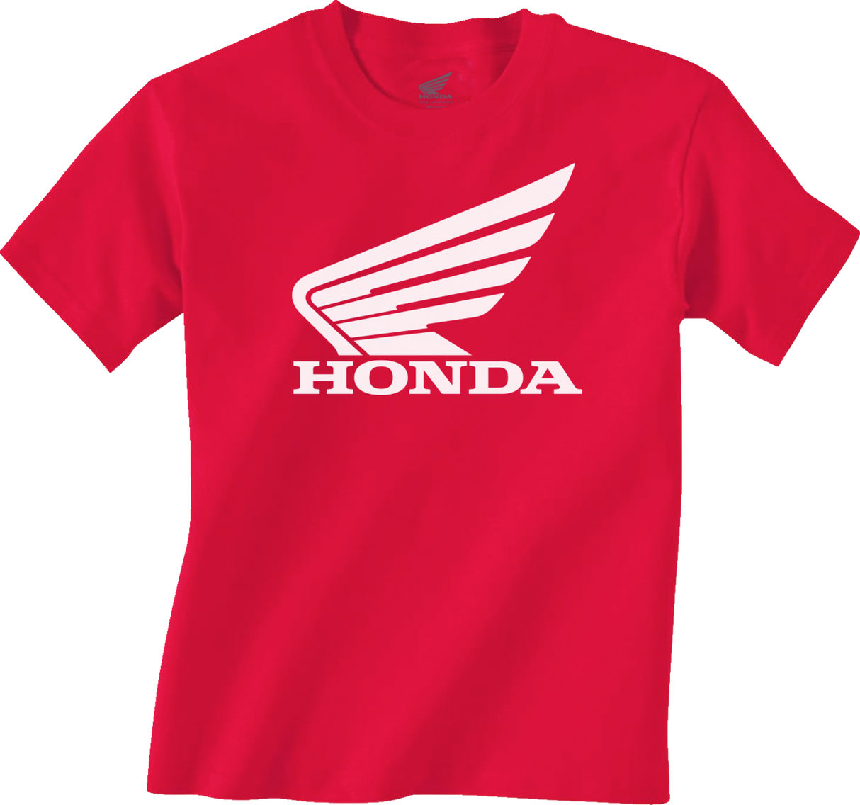 Youth Honda Wing T-Shirt - Red - Medium