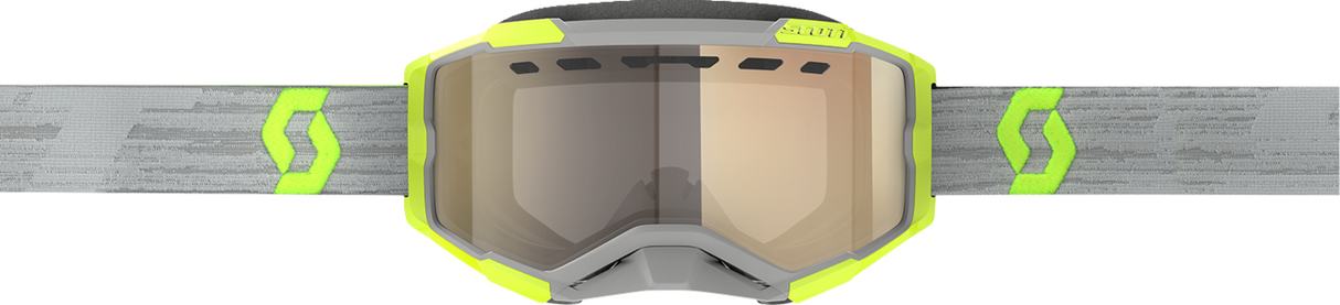 Fury LS Snow Goggle - Gray/Yellow - Light Sensitive - Bronze Chrome Lens