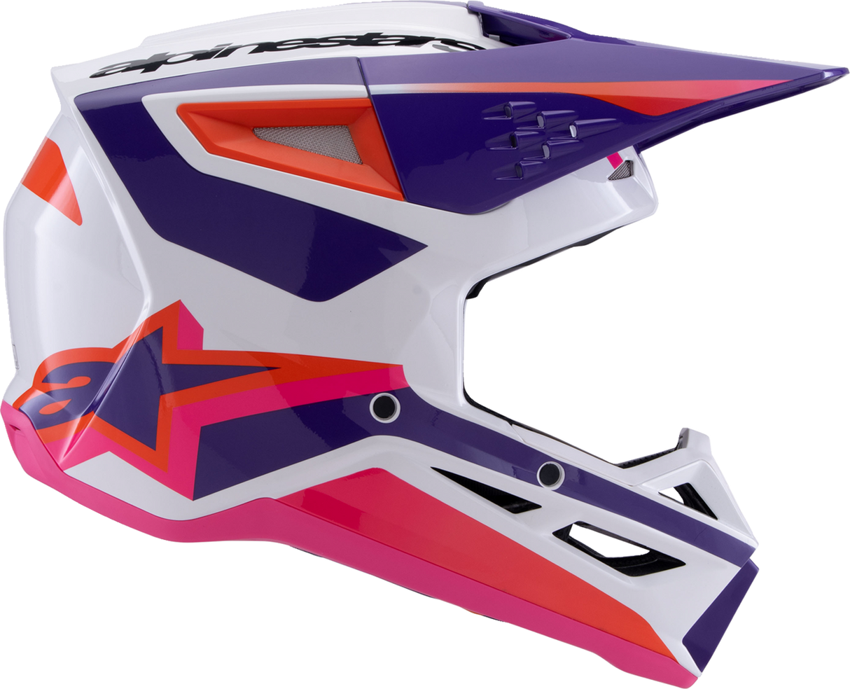 SM3 Helmet - Heat - Gloss White/Purple/Pink - 2XL