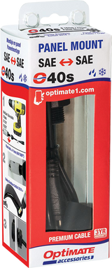 Weatherproof SAE Thin Panel Mount Socket O-40 - Short