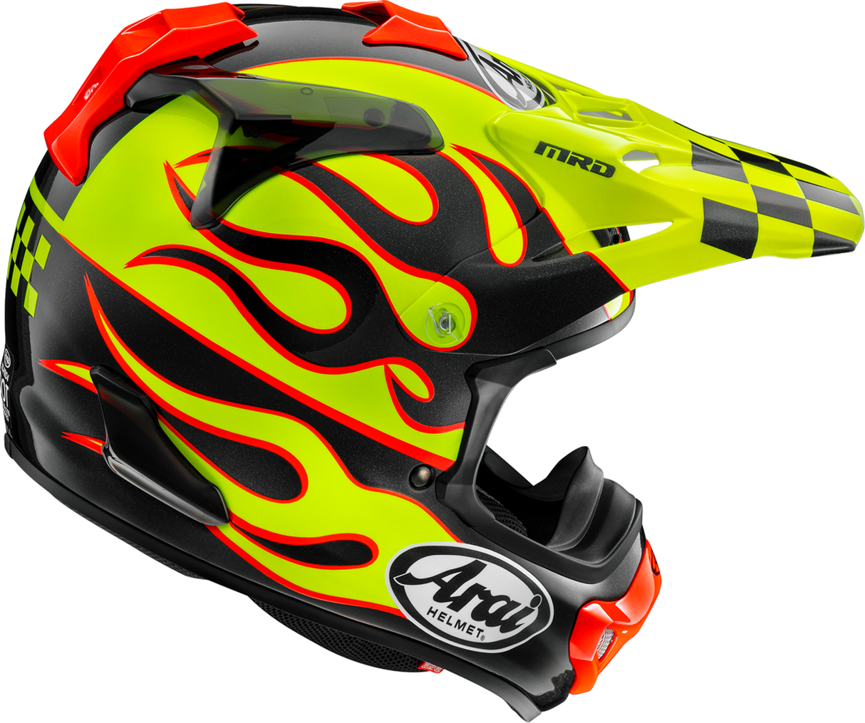 VX-Pro4 Helmet - Flame - Yellow - Large