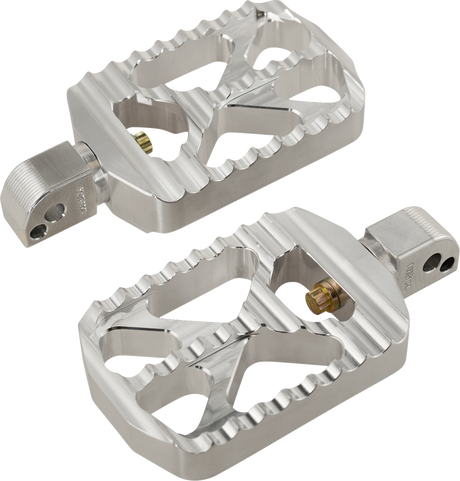 Bear Claw Footpegs - Silver - Harley-Davidson 2018 - 2023