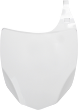 Front Number Plate - White 2009 - 2012