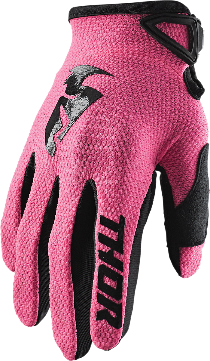 Women\'s Sector Gloves - Pink/Black - Medium