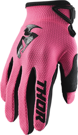 Women\'s Sector Gloves - Pink/Black - Large