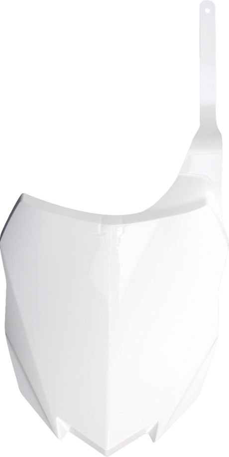 Front Number Plate - White 2013 - 2016