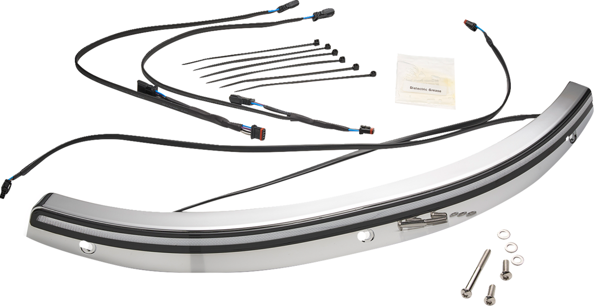 Solaire LED Windshield Trim - Chrome 2014 - 2024