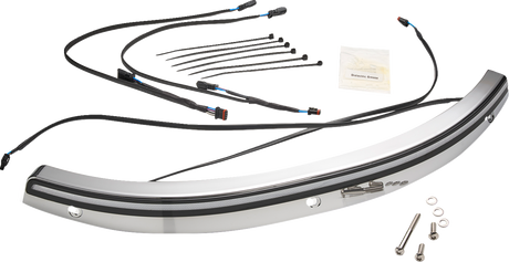 Solaire LED Windshield Trim - Chrome 2014 - 2024