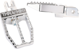 Militant Footpegs - Front - Chrome