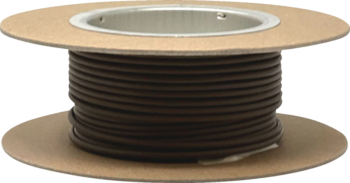 25\' GXL Wire Spool - 14 Gauge - Brown