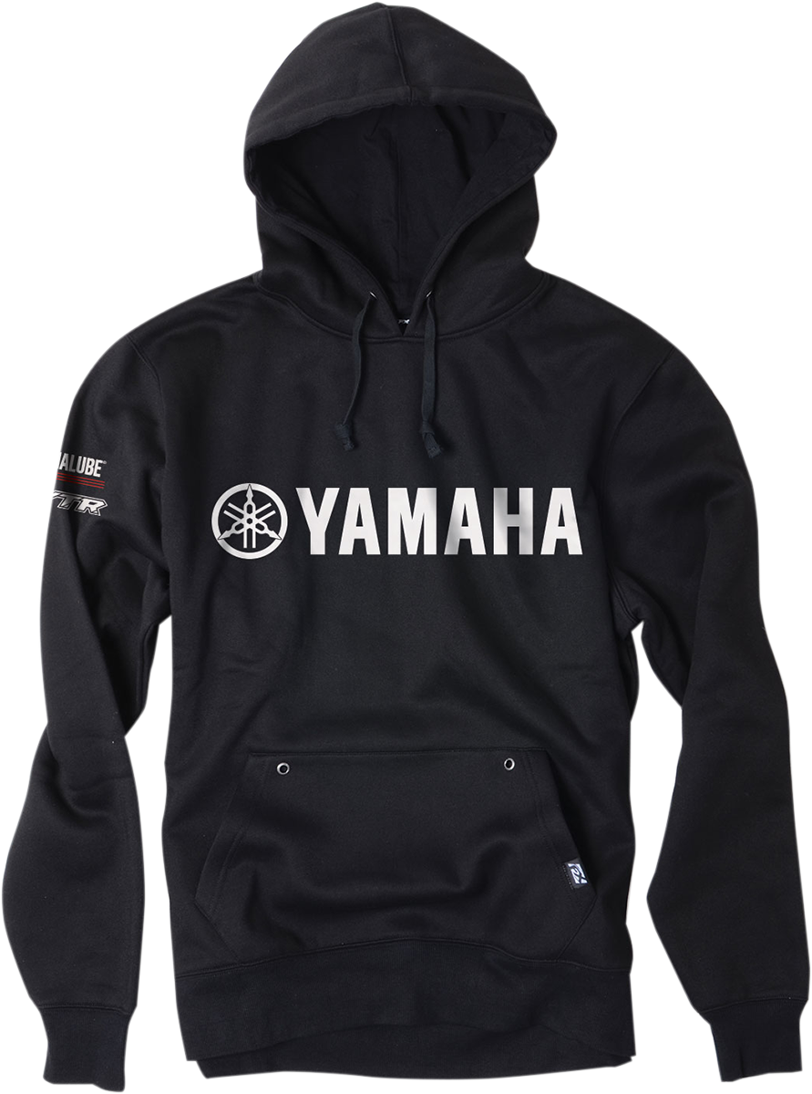 Yamaha Team Pullover Hoodie - Black - Medium