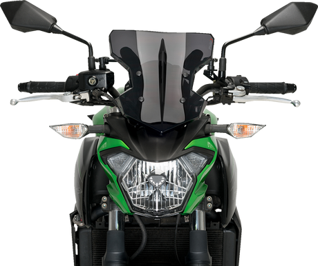 Flanker Windshield - 12-3/4\" - Dark Smoke - Kawasaki 2012 - 2024
