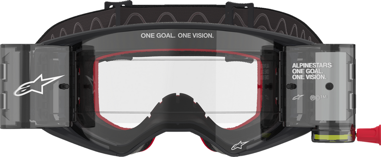 Supertech Roll-Off Goggle - Corp - Black/Gray - Clear Lens