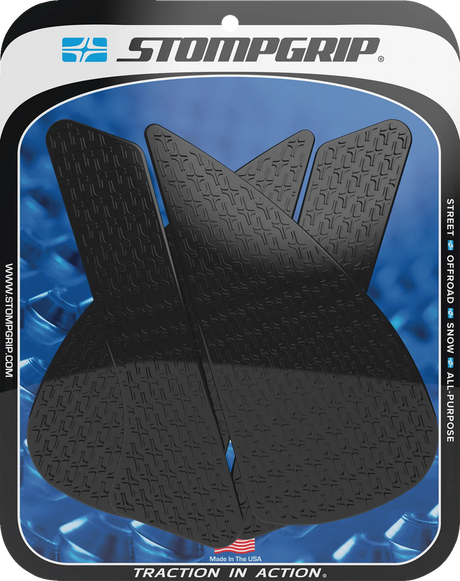 Traction Pad Tank Grips - Icon - Black - CBR1000RR-R Fireblade SP 2021 - 2025