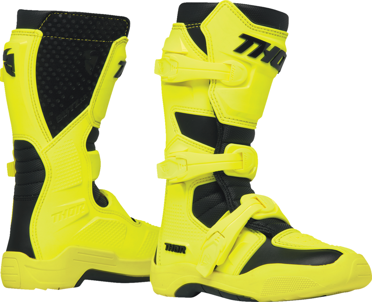 Youth Blitz XR Boots - Acid/Black - Size 7