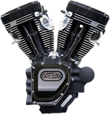 T124 Long Block Engine - Black - Touring 2007 - 2016