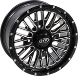 Wheel - Momentum - Front/Rear - Black/Milled - 14x7 - 4/137 - 5+2 (+30 mm) 2003 - 2023
