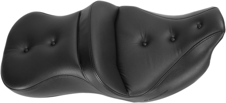 Pillow Top Roadsofa™ Seat - Heated - Black - \'08-\'23 FLH/FLT 2008 - 2023