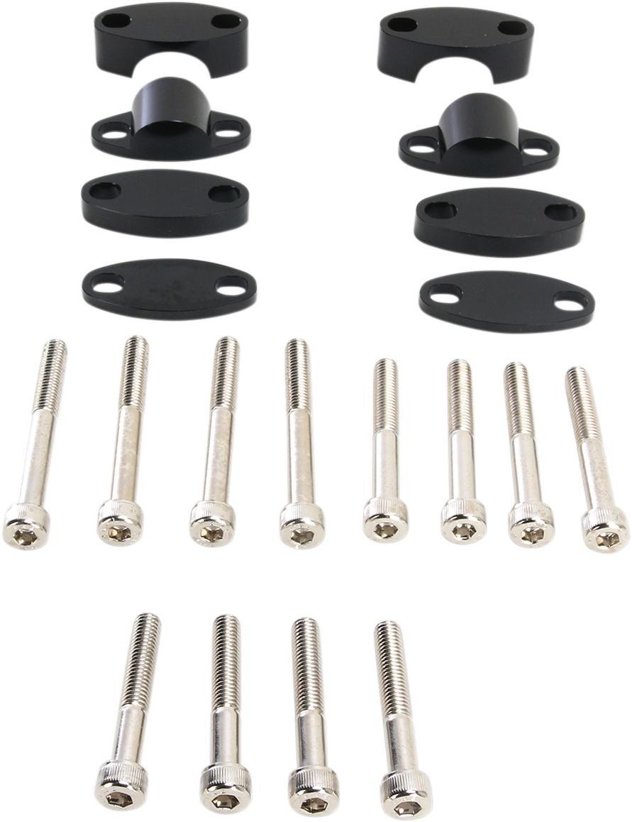 Riser Kit - 1-1/8\" - Black