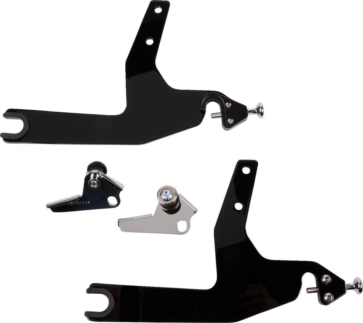 Backrest Kit - 14\" - Black - Softail 2000 - 2017