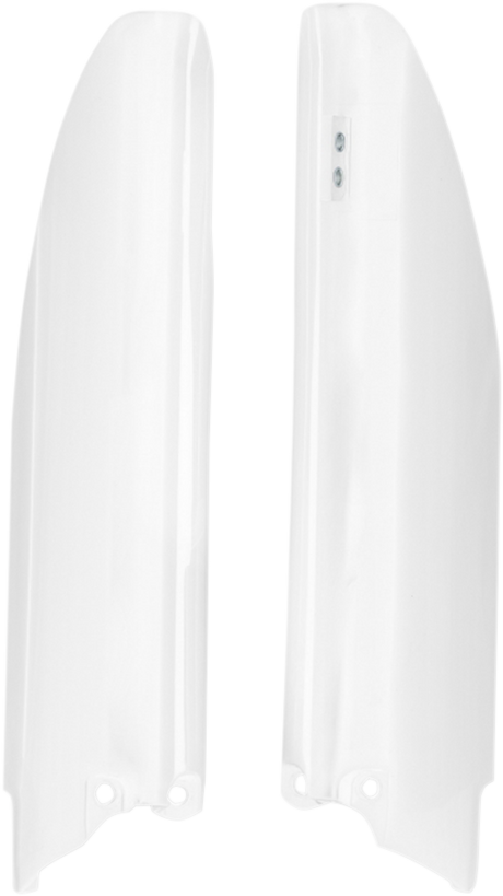 Lower Fork Covers - White 2018 - 2023
