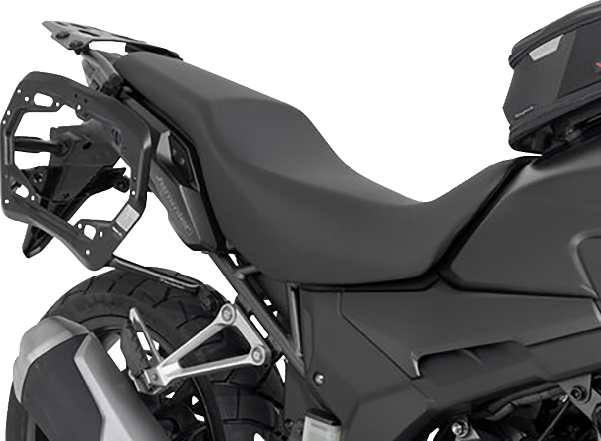TRAX ADV Aluminum Case System - Black - Honda CB/CBR/NX 500 \'13-\'24 2013 - 2024