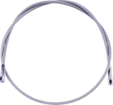 Universal XR Brake Line - 68\" - Stainless w/ Chrome Fittings