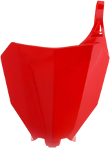 Front Number Plate - \'00 CR Red 2017 - 2018