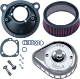 Mini Teardrop Stealth Air Cleaner Kit - Chrome 2007 - 2022