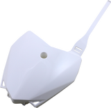 Front Number Plate - White 2010 - 2021