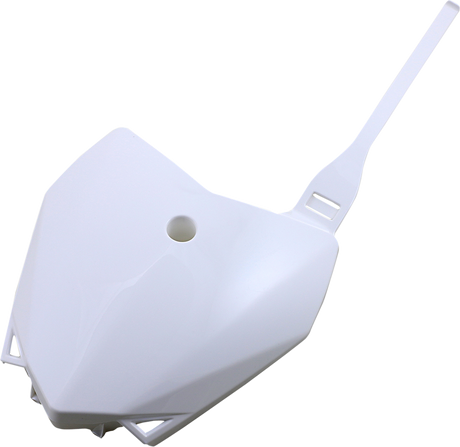 Front Number Plate - White 2010 - 2021