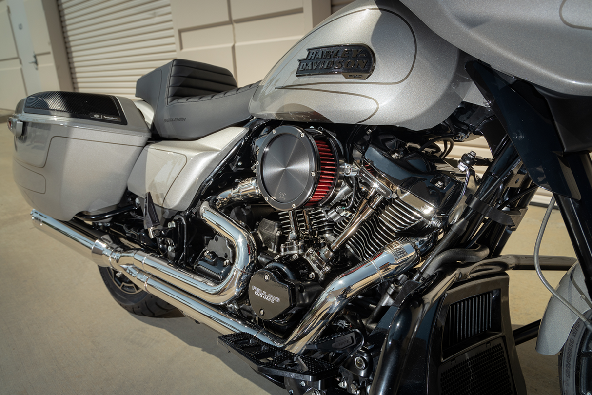 BA Air Cleaner Kit - Black with Red Filter - Twin Cam 1999 - 2017