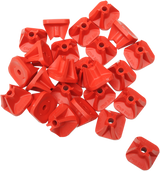 Single Backer Plates - Red - 96 Pack