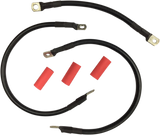 Black Battery Cable Set - \'65-\'84 FL 1965 - 1984