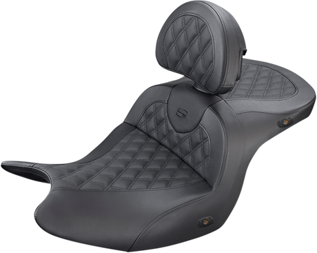 Roadsofa™ Seat - With Backrest - Full Lattice Stitch - Black - Heated - GL 2018 - 2020