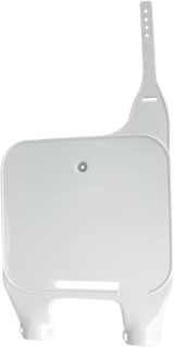 Front Number Plate - White 1990 - 1991