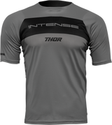 Intense Assist Dart Short-Sleeve Jersey - Gray/Black - Small