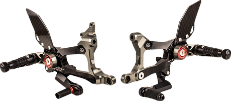 MUE2 Rearset - Black - Ducati 2018 - 2021