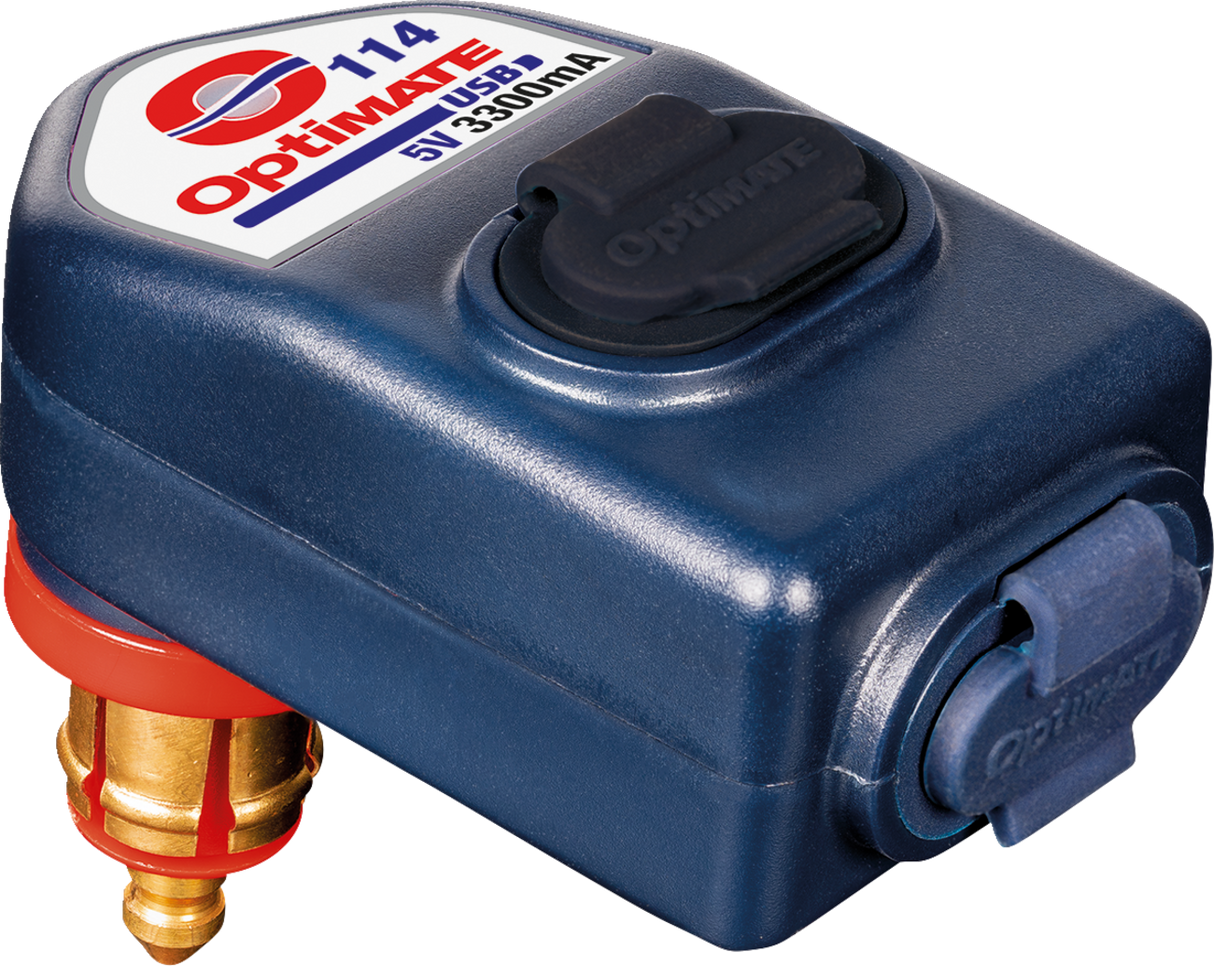 Charger - OptiMate - 90° Elbow - USB-A/USB-C