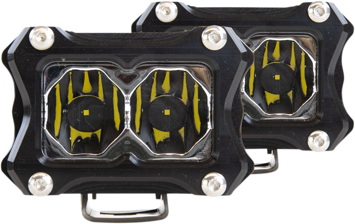 LED Light Bar - 2\" Pair - Spot