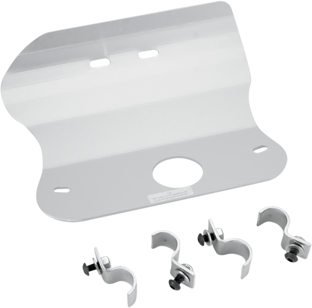 Skid Plate - Silver - Kawasaki - KDX 200 1989 - 1994