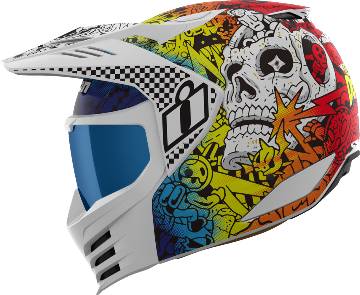 Elsinore™ Helmet - Doodle 3 - White - Medium